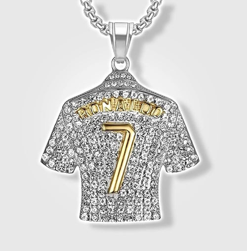Cristiano Ronaldo #7 — Statement Soccer Necklace