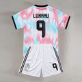 Romelu Lukaku #9 — Soccer Kit Belgium Blue and Pink