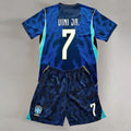 Vinícius Júnior #7 —  Brazil Navy Blue Soccer Kit