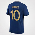 Kylian Mbappé #10 — Home France Soccer Kit