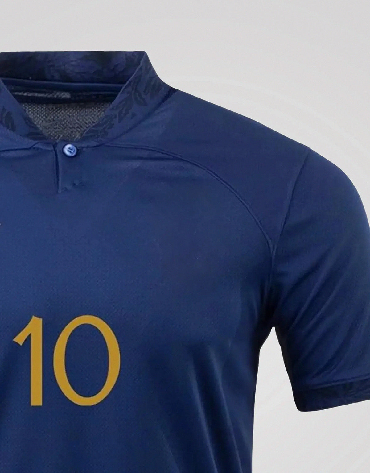 Kylian Mbappé #10 — Home France Soccer Kit