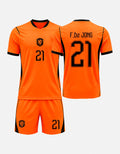 Frenkie de Jong #21 — Soccer Kit Netherlands