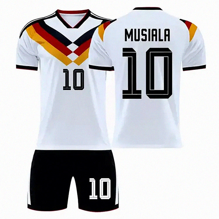Jamal Musiala #10 — Germany Soccer Kit