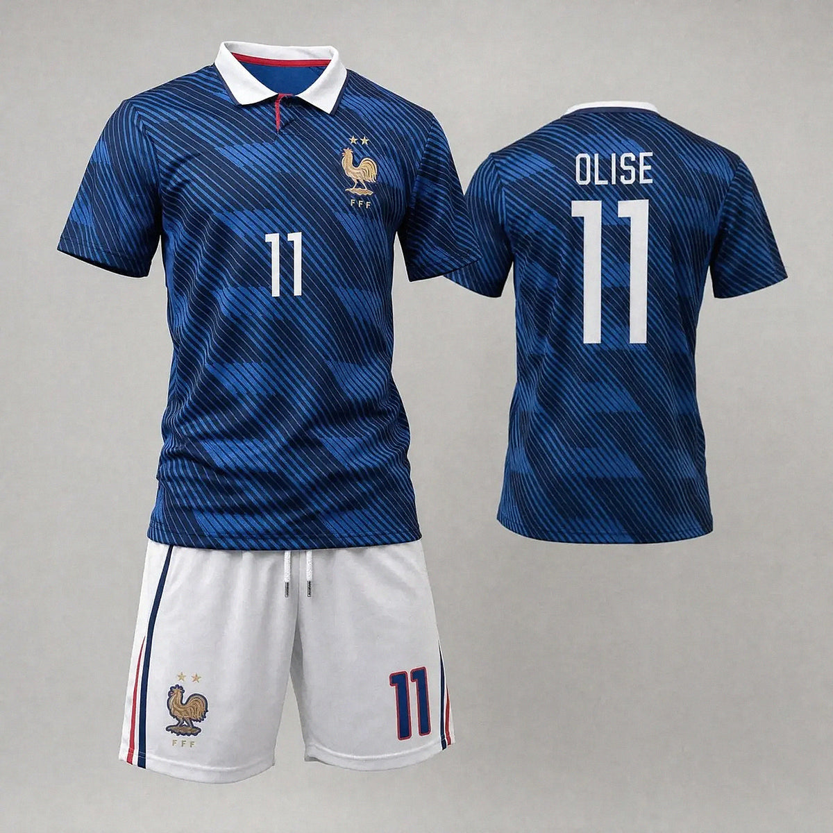 Michael Olise #11 — France Soccer Kit