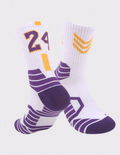 Kobe Bryant #24 — Training Socks Lightweight (White)