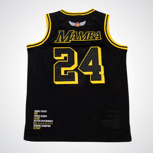 BLACK MAMBA DUAL LEGACY Kobe Bryant #8/#24 — Dual Number Basketball Jersey