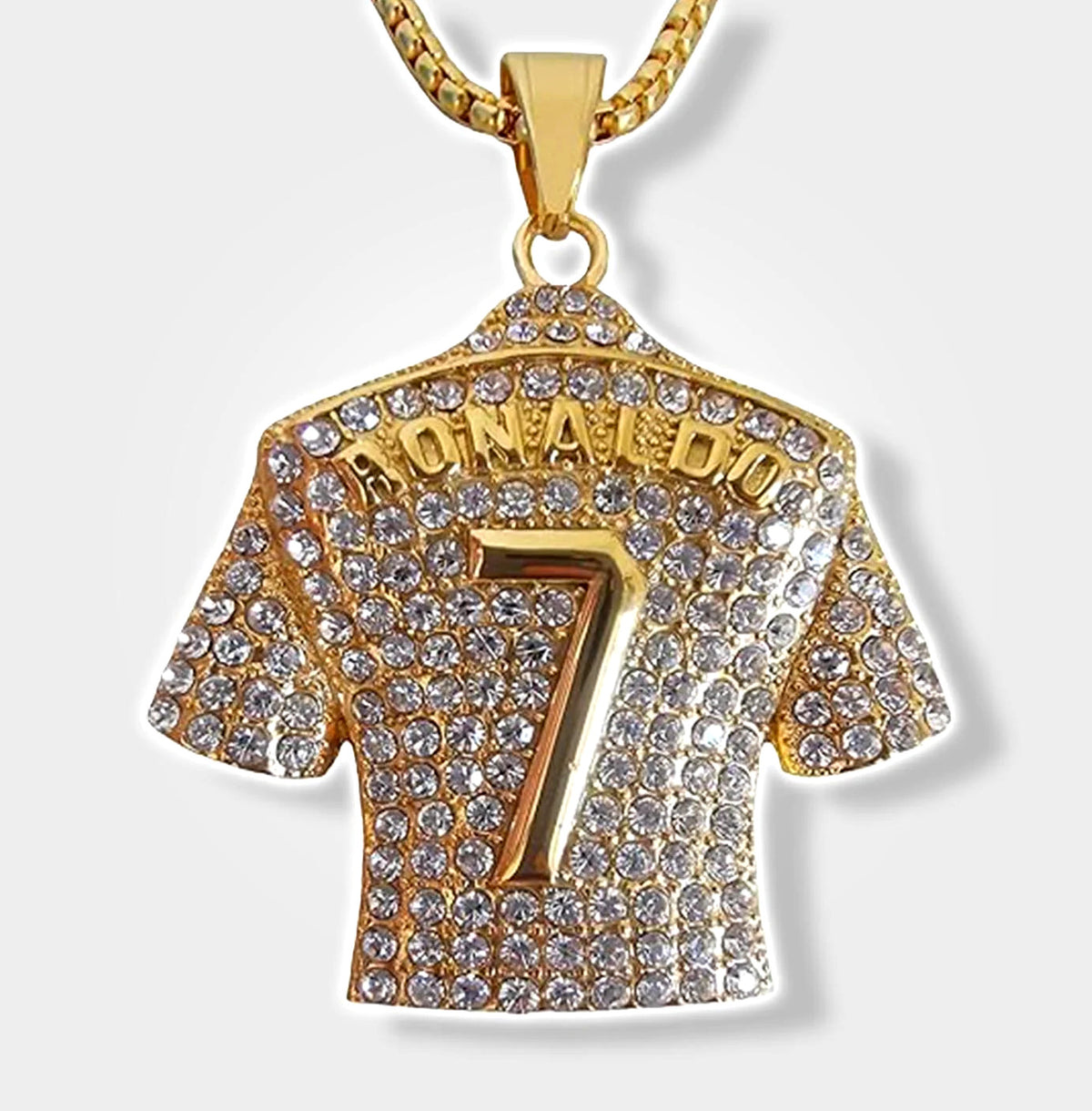 Cristiano Ronaldo #7 — Statement Soccer Necklace